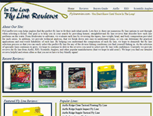 Tablet Screenshot of flylinereview.com